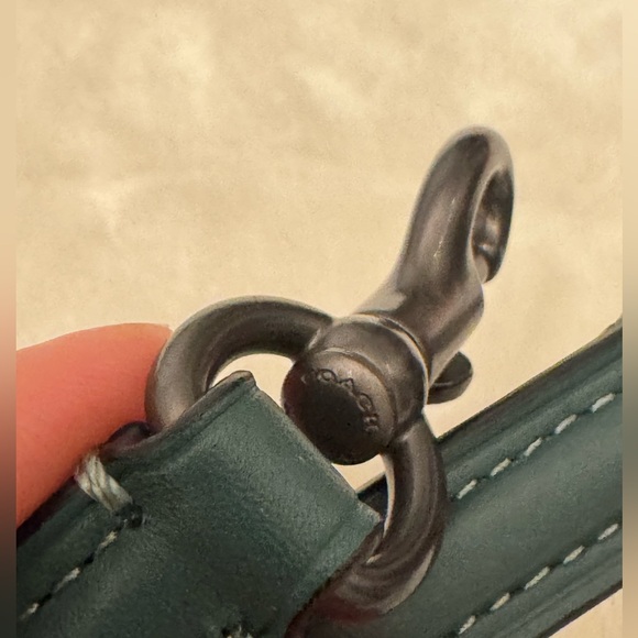 Coach Rogue25 set of 2 shoulder straps, clotchette‘n 1941 leather tag-turquoise - Picture 6 of 13